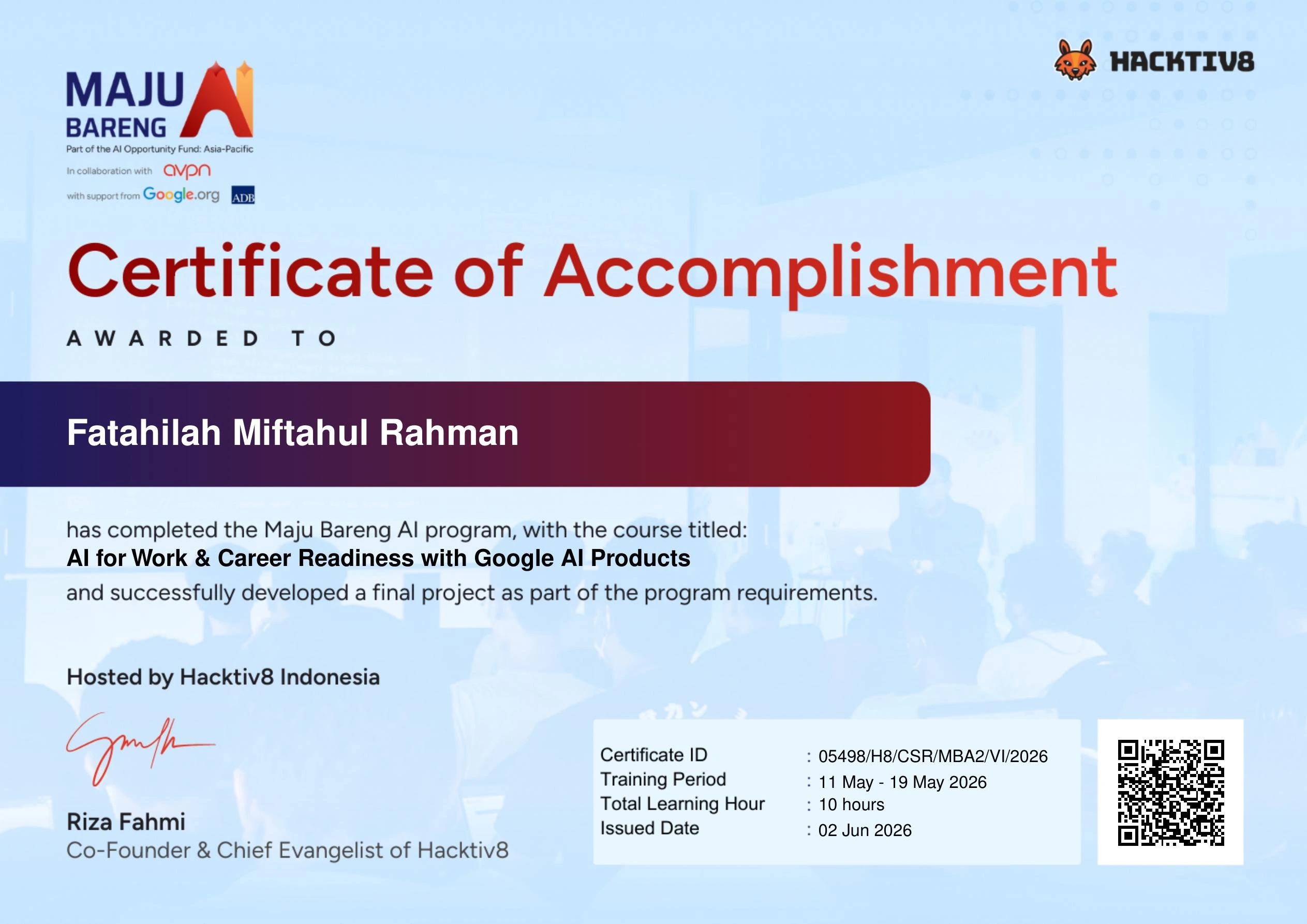 AI for Work & Career Readiness with Google AI Products