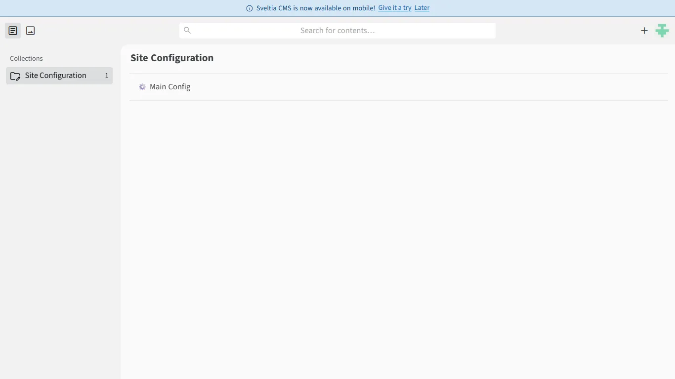 Dasbor Sveltia CMS FATAH Gateway